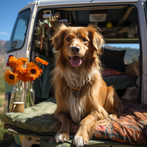 truck camper with pets